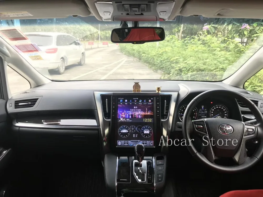 13 дюймов Tesla стиль Android 8,1 автомобильный dvd-плеер gps навигация радио авто px6 для Toyota alphard Vellfire 30 серии