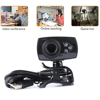 

Three lights 480P built-in microphone computer camera HD 480P streaming video video webcam 6LED infrared night vision light