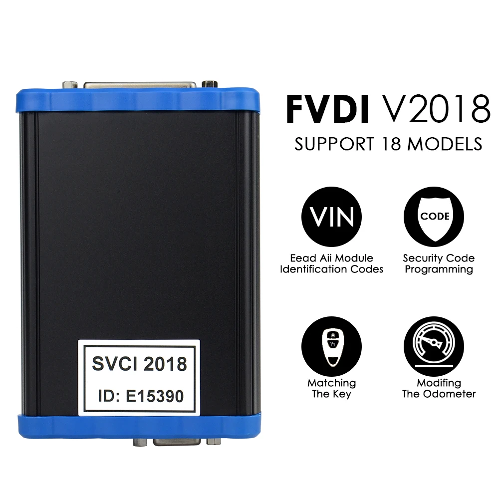 Оригинальный FVDI abrits Commander с 18 программное обеспечение 2018/2015/2014 автоматический