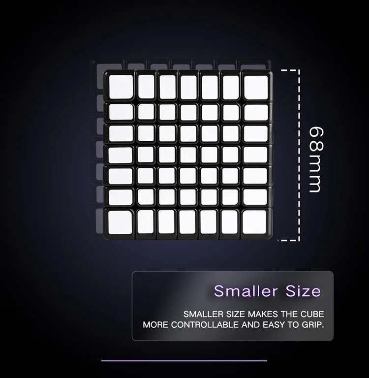 Moyu Aofu GTS M 7x7x7 Магнитная Волшебная скорость Cbue магниты Stickerless Cubo Magico 7X7 обучающая игрушка для детей