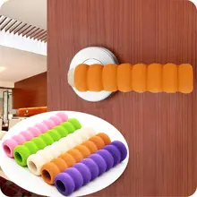 Door-Knob-Cover Protector Silencer Crash-Pad Home-Accessories Anti-Collision Silicone