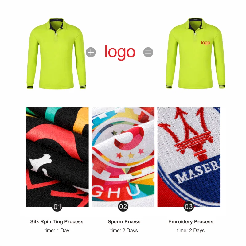 YOTEE осенне-зимняя трендовая футболка-поло с логотипом на заказ с длинными рукавами Топы
