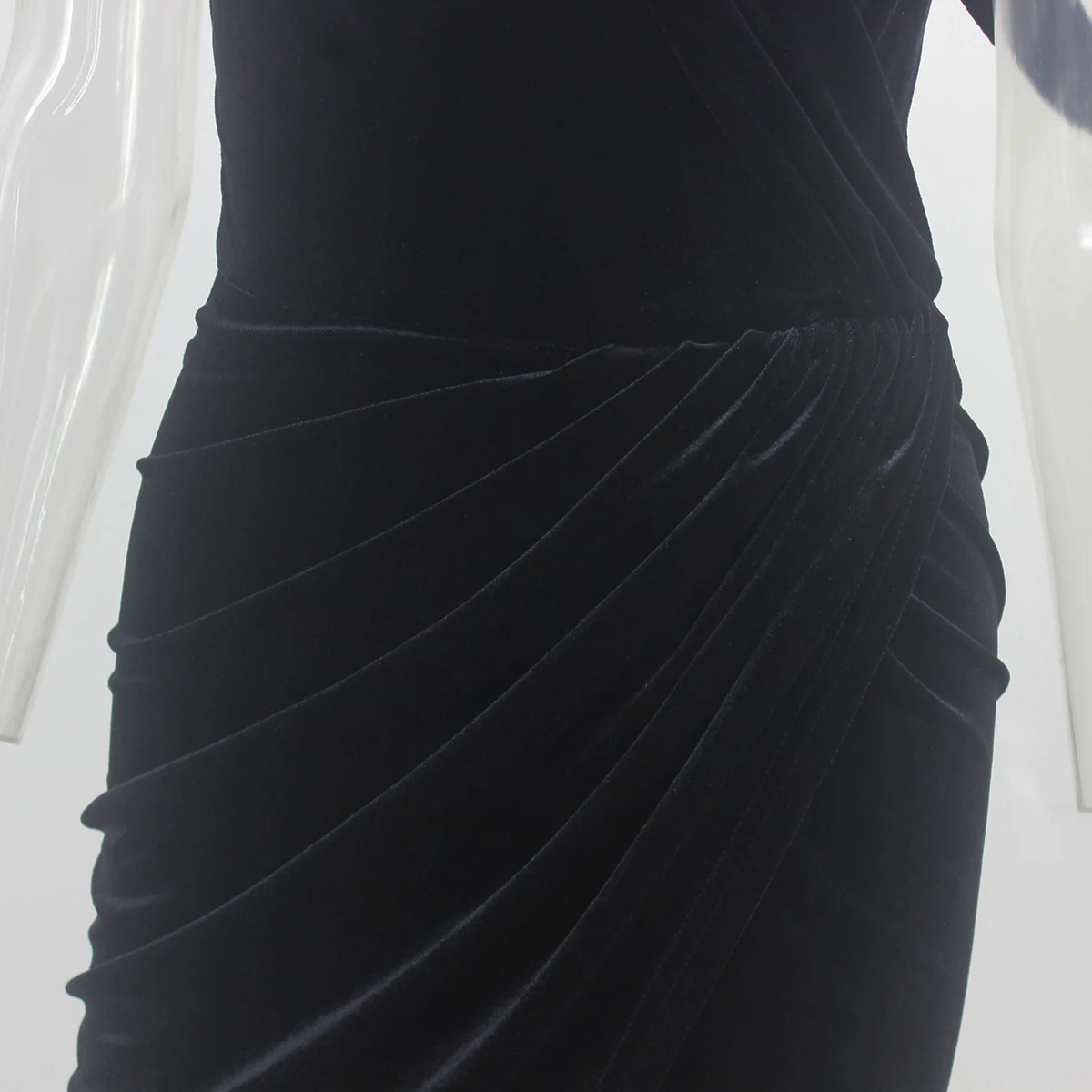 COSYGAL, вельветовое сексуальное платье с разрезом по бокам, ночная Клубная одежда, платья для вечеринок, бодикон, без рукавов, длиной до колен, черное платье Vestidos