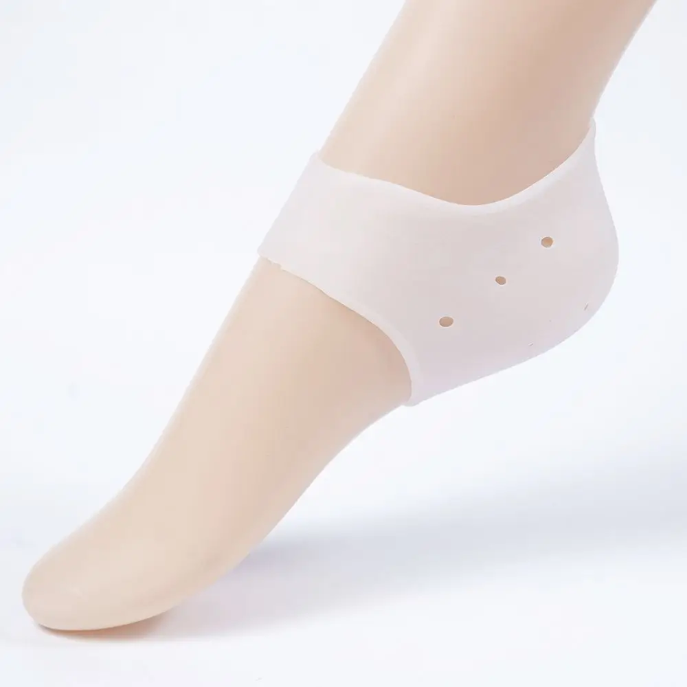 2Pcs/Pair Anti Cracking Anti-slip Moisturizing Silicone Feet Protector Heel Socks Foot Care Protective Sleeve Health Care Tools