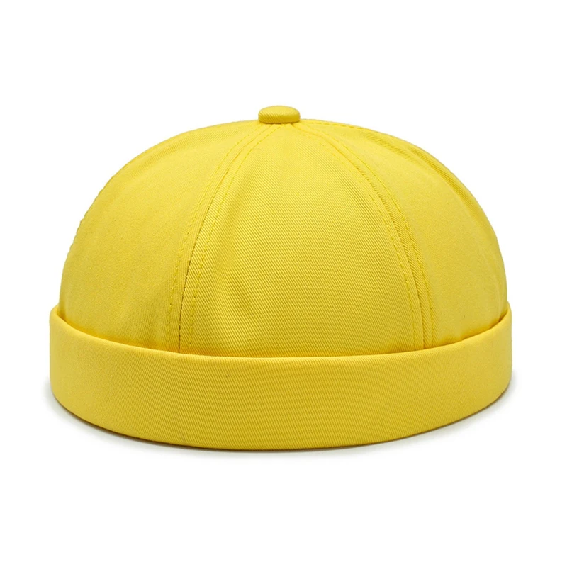 Beanie Brimless Portable Adjustable Men Women Retro Skullcap Hip Hop Hat Skull Cap Sportswear Accessories - Цвет: LY