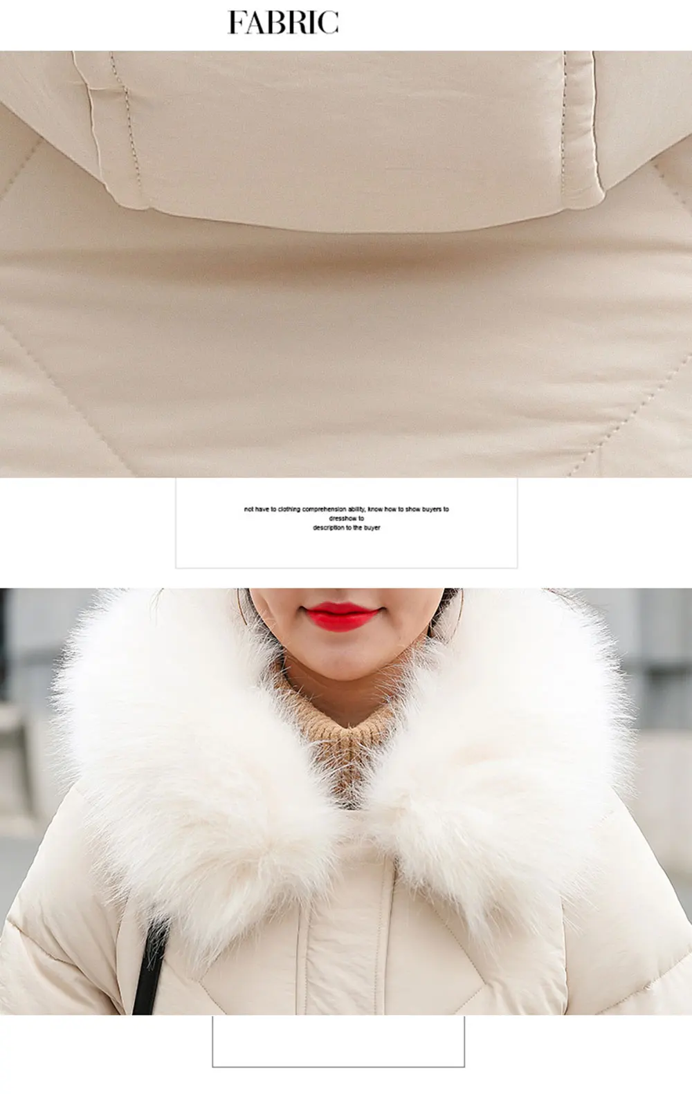 PinkyIsBlack Women Winter Jacket Artificial Large Fur Collar Female Cotton-padded Long Jacket Outerwear Winter Coat Women