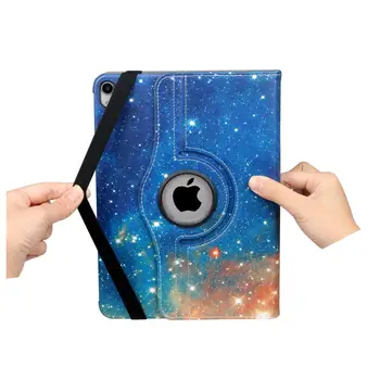 

Folio Case for iPad Pro 11 Inch 2018 - [Support Apple Pencil Charging] 360 Degree Rotating Smart Leather Swivel Case with Auto