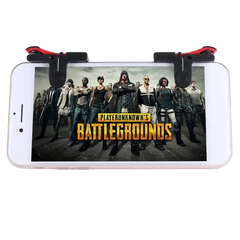 2pcs Mobile Game Gamepad Trigger Joysticks Shooting Game Fire Button Controller for PUBG Smart Phone Shooting Games Dropshiping