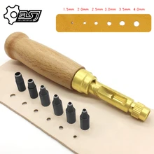 

Automatic Belts Punch Replaceable Mute Rotary Punching Punchers Leather Punch Watch Craft Tool Hole Punch Screw Drill Tip Die