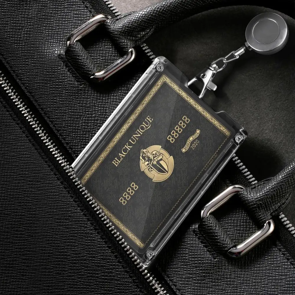 ZAYEX значок держатель бумажник прочный ID для карт с ремешком клип офисов школы