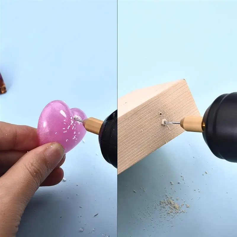 Mini taladro eléctrico de mano para fabricación de joyas, herramientas de artesanía de madera, perla, resina epoxi, Cable de datos USB de 5V - AliExpress
