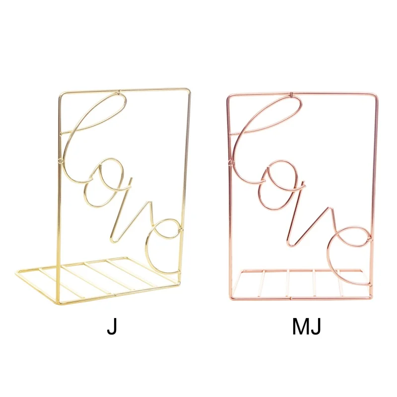 Железный провод Художественный альбом держатель стойка металлические книжные концы в скандинавском стиле разделители для полок офисный стол хранение блокнот-Органайзер