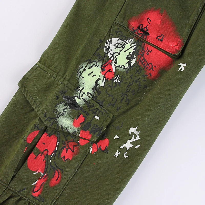 graphic cargo pants