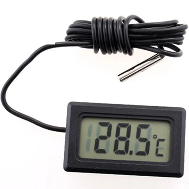 

Digital LCD Probe Fridge Freezer Indoor Thermometer Sensor Humidity Meter Thermograph For Refrigerator -50~ 70 Degree