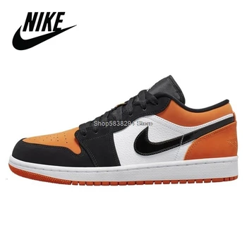

Nike-Zapatillas deportivas Air Jordan 1 Retro Para hombre y mujer, calzado de baloncesto Original, # AJL88