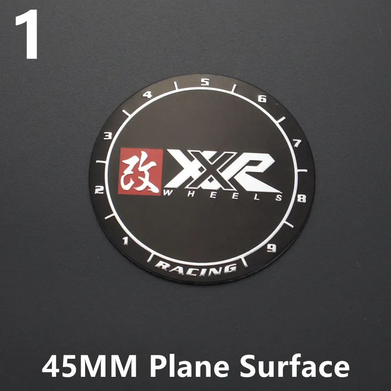 4 шт. 45 мм/50 мм/56,5 мм XXR колпачок ступицы колеса s Наклейка SSR чехол на рулевое колесо Крышка эмблема значок VIP автомобильные гоночные колеса наклейки на крышки - Цвет: 1