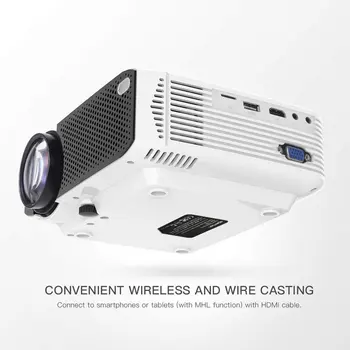 

E400S Wireless LED Same Screen Projector Portable Projector High Definition Hdmi Projector Home Theater Video Projector