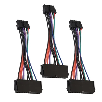 

3Pcs ATX 24pin to Motherboard 12 Pin Power Supply Cable For Acer Q87H3-AM