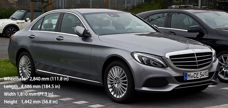 Lsrtw2017 кожаные автомобильные коврики для Mercedes w205 внутренний ковер ног автомат c class benz