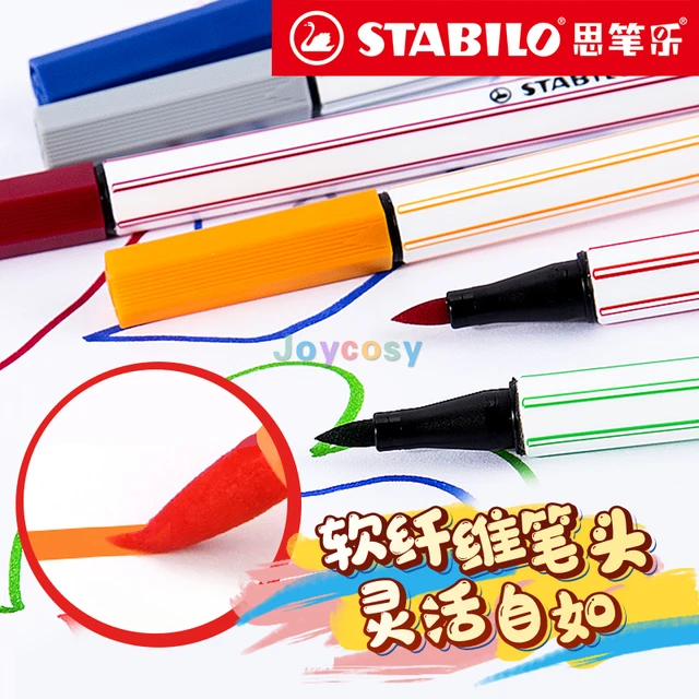 Stabilo Premium Felt Tip Pen 68 ARTY Wallet of 12