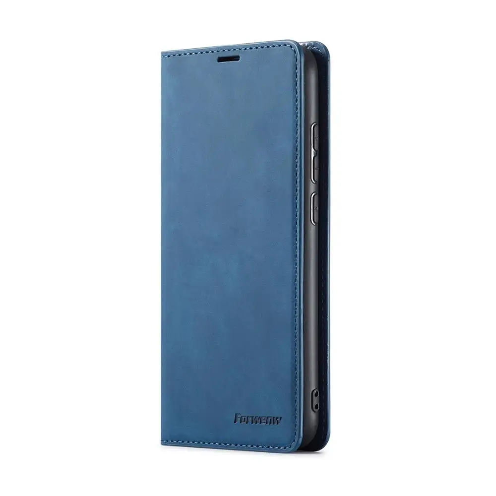 Кожаный флип-кошелек чехол для телефона для Xiaomi Redmi Note 8 7 Pro Чехол Магнитный чехол s Чехол для Xiaomi Redmi Note 8 чехол - Цвет: Синий