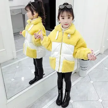 

New Arrivals 2020 Children Autumn Winter Turn-Down Collar Coats Jackets Toddler Kids Girl Coat Short Style Warm Jackets Outwear