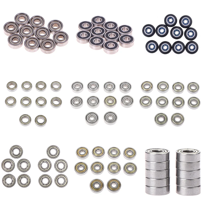 10pcs MR Series Miniature Model Bearing Metal Shielded Ball Bearings | Обустройство дома