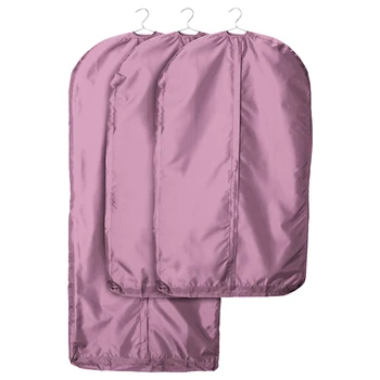 

3Pcs/Set Dust Cover Fur Coat Suit Dustproof Dust Bag Clothes Dust Cover Bag Non-Woven Clothes Cover In Oxford