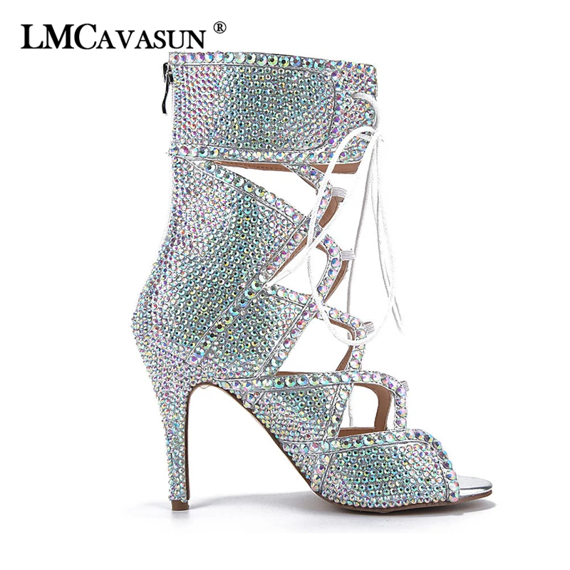rhinestone booties