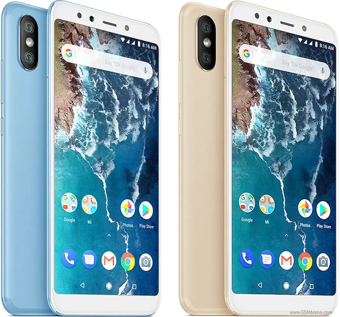 Celular for Xiaomi Mi A2/6X Smartphone 4G 64G/6G 128G Snapdragon 660 1080 X 2160 Pixels Fast Charging 18W | Электроника