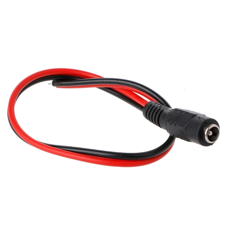 

10Pcs 12V 5.5*2.1mm Female DC Power Plug Connector Adapter Cable Wire For CCTV D08A