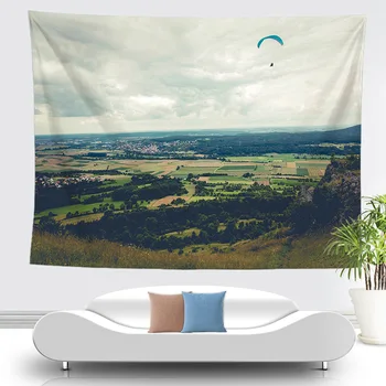 

forest Tapestry Wall Hanging Hippie Dormitory Decoration Psychedelic Wall Tapestry Macrame Mandala Tapestry