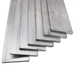 Aluminum Alloy Solid Flat Bar - Premium Quality Metal Sheet - 8x60mm (Length 200mm 1pc)