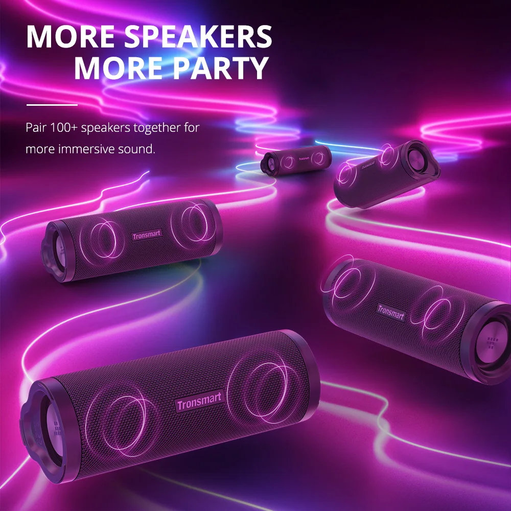 Tronsmart Force 2 Bluetooth Speaker 30W Portable Speaker with QCC3021 Chip, IPX7 Waterproof, Type C Fast Charging|Portable Speakers| - AliExpress