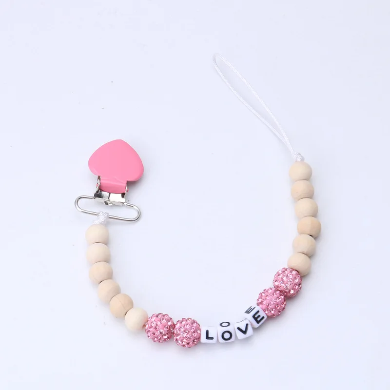 New Hot Sale Pacifier Chain For Nipples Baby Teether Pacifier Clips Chain Soother Holder Chain For baby