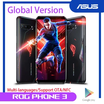 

International Version Asus ROG 3 5G Gaming Phone 6.59" 12GB RAM 512GB ROM Snapdragon865 Plus 6000mAh 144HZ FHD+ NFC ROG3 Phone