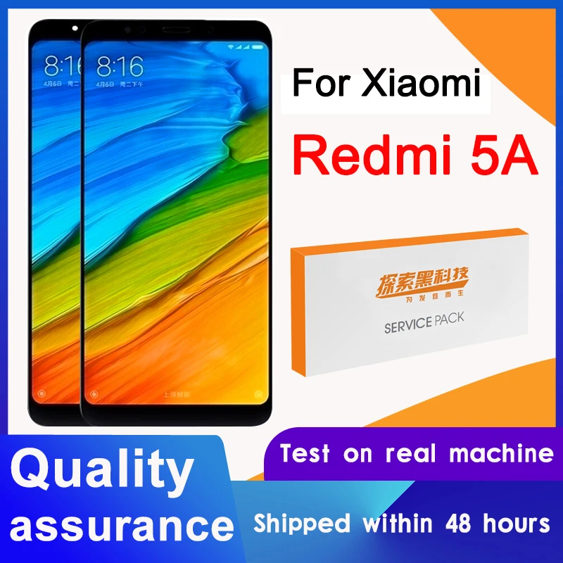 100% протестированный 5 0 ''сменный дисплей для Xiaomi Redmi 5A ЖК-дисплей с сенсорным