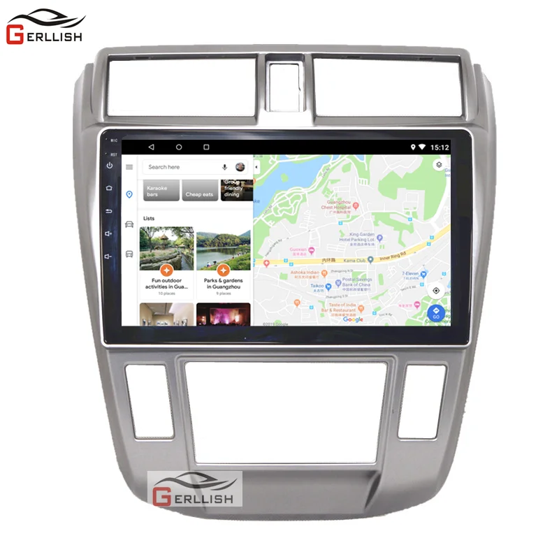 Авто радио 10," HD gps Android 8,1 для Honda City 2008-2013 авто AC с HD сенсорным экраном Поддержка резервной камеры