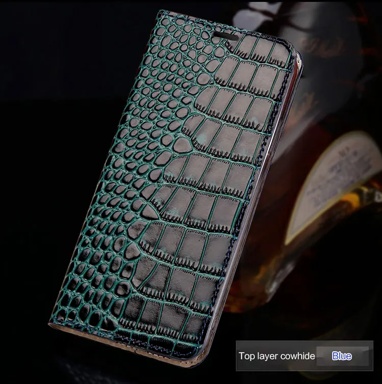 blue Чехол из натуральной кожи для xio mi 9 8 se Pocophone F1 A3 A2 mi 9 8 lite чехол со слотом для карт чехол s для Red mi Note 7 5 откидная крышка для телефона - Цвет: blue