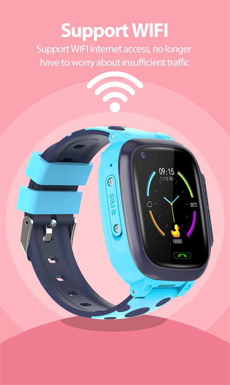 Greentiger Kids Smart Watch 4G GPS WIFI Tracking Video Call Waterproof SOS Voice Chat Children Smartwatch For Boy Girl VS A36E