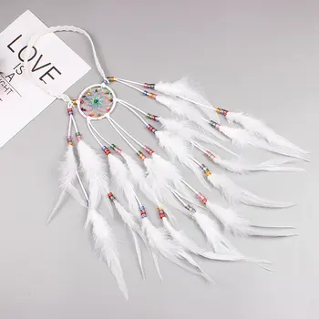 

Women's Dreamcatcher Feather Hair Band Bohemian National Wind Head Ornaments Scenic Photo Hair Accessories Hair Rope Extension