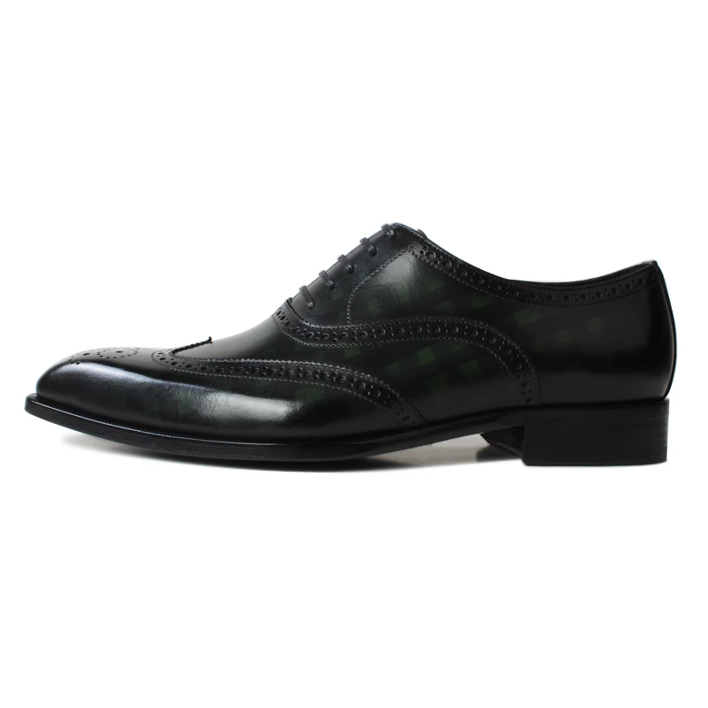 VIKEDUO Neue Volle Brogue Handgemachte Oxford Schuhe myanner Echte Kuh Leder Hochzeit bhuro Patina Kleid Schuhe Formale Schuh