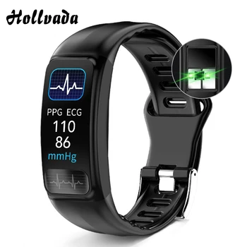 

NEW ECG PPG Health Smart Bracelet Sports IP67 Waterproof Heart Rate Blood Pressure Fitness Tracker Smart Wristband For Men Women
