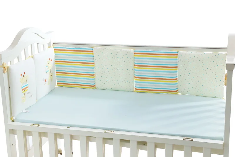 Детские бамперы для новорожденных, хлопковые мягкие бамперы в кроватку для детской комнаты, супер толстая защита для кроватки, для детской кроватки