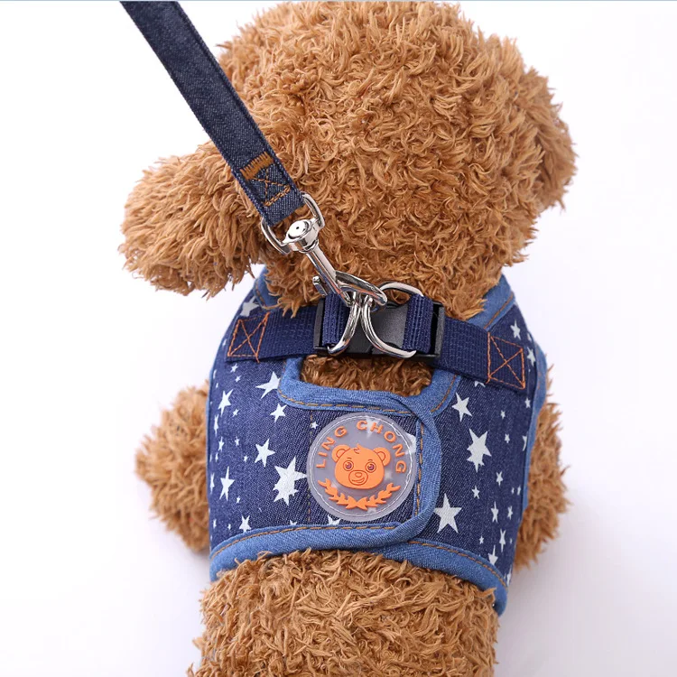 

Pet Supplies Dog Leash Vest Pet Dog Printed Protective Chest Strap