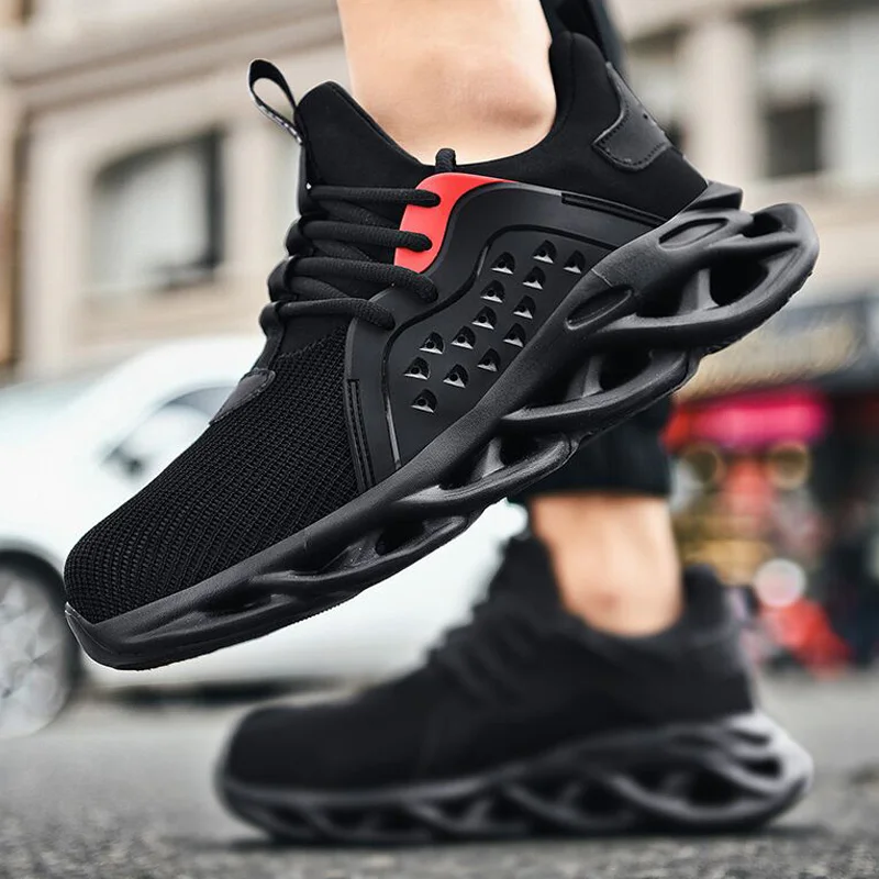 Zapatos de seguridad indestructibles para hombre, zapatillas de trabajo con  puntera de acero, a prueba de perforaciones, botas de seguridad para el  trabajo|Botas de seguridad y de trabajo| - AliExpress