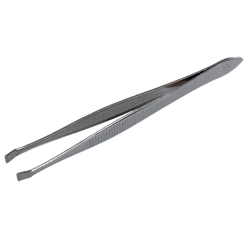 

PROFESSIONAL BEAUTY STAINLESS STEEL EYEBROW HAIR REMOVING SLANTED TWEEZERS