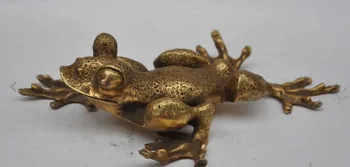 

zhmui880062695<<+++china fengshui copper Brass Frog Toad Bufo animal beast wealth good luck statue