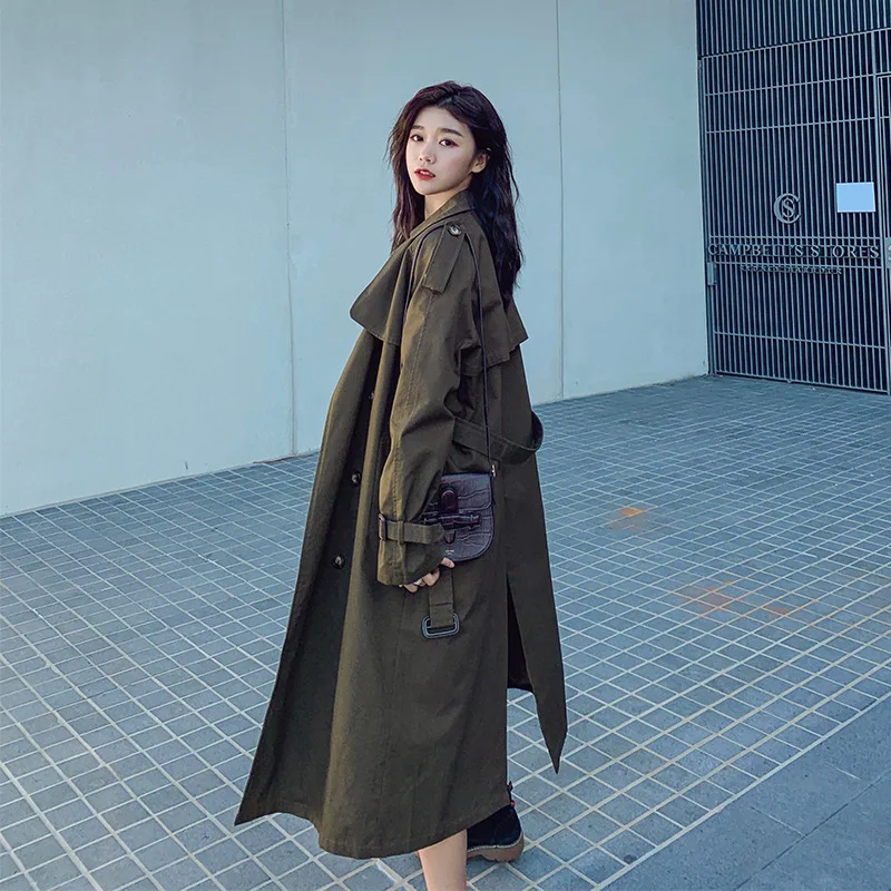 Trench coat dark green Clearance