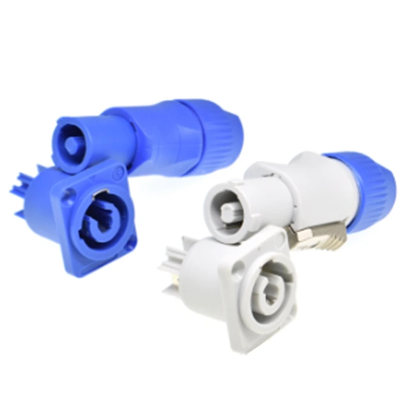 10 компл. 3Pin Powercon вилка Powercon тип a NAC3FCA+ NAC3MPA-1 шасси штепсельная панель адаптера